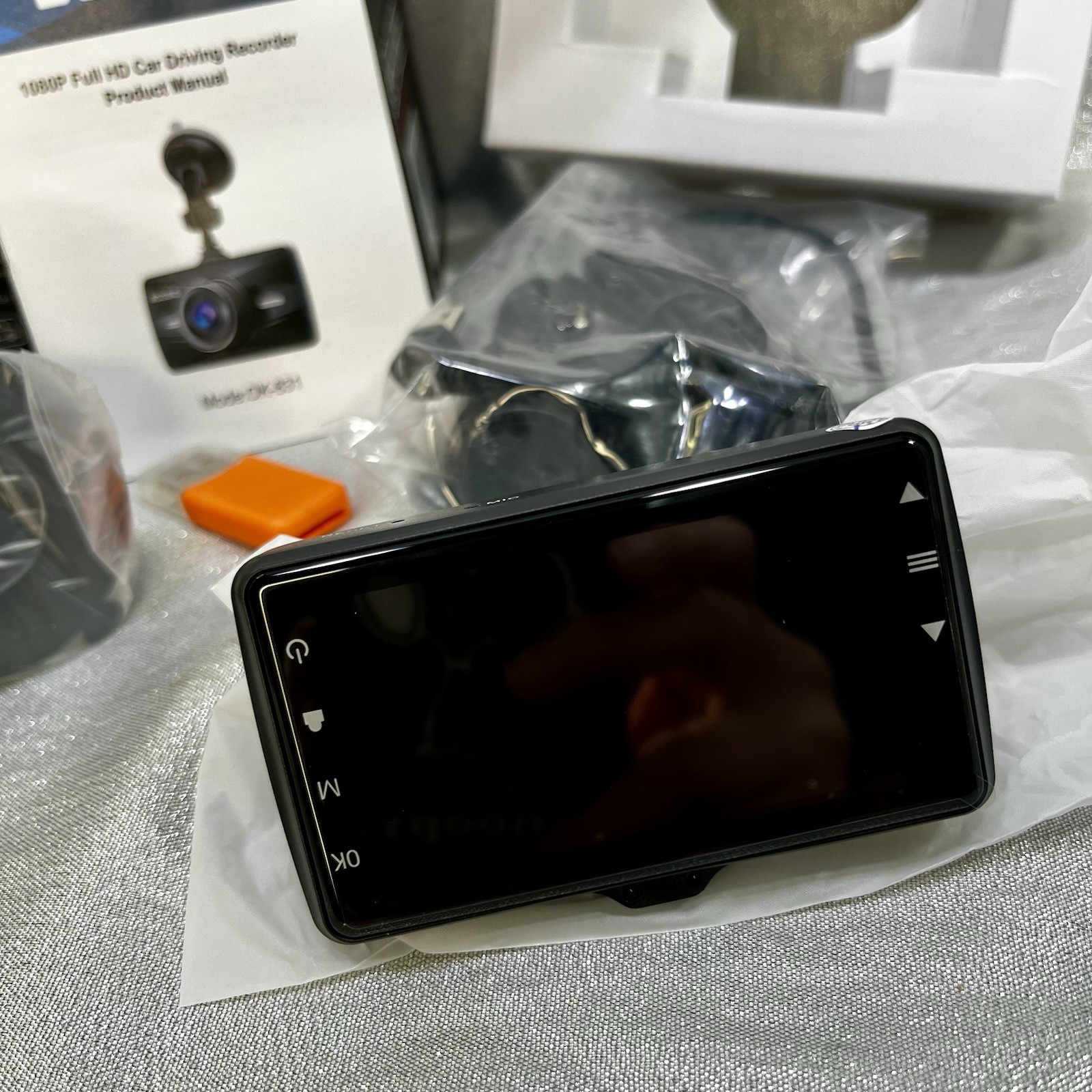 Car Driving Recorder Dash Cam Front with SD Card BOOGIIO 1080P FHD