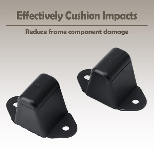 2Pcs Rear Leaf Spring Bump Stops Compatible with Jeep Wrangler YJ 1987 1988