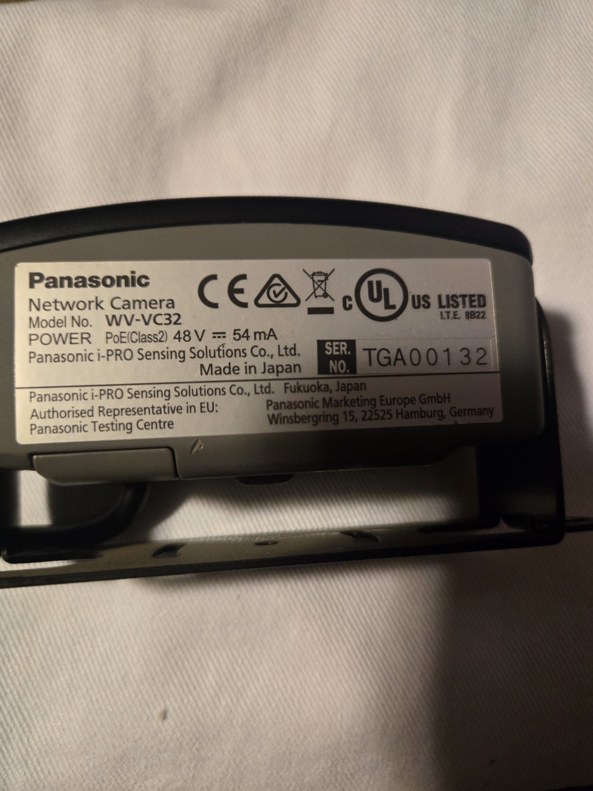 Panasonic WV-VC32 Arbitrator Network Mobile Evidence Camera with Mount (#2)