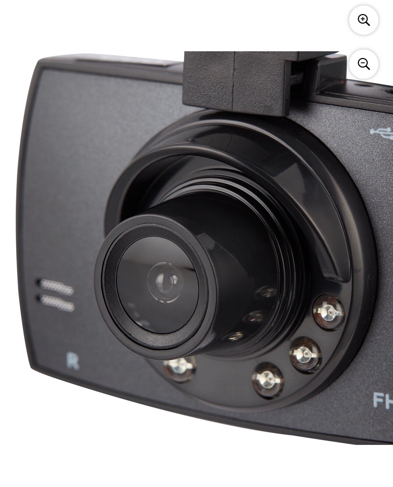 Blackweb Wide Angle HD Dash Cam 720p 30 FPS 12V Charger New In Open Box