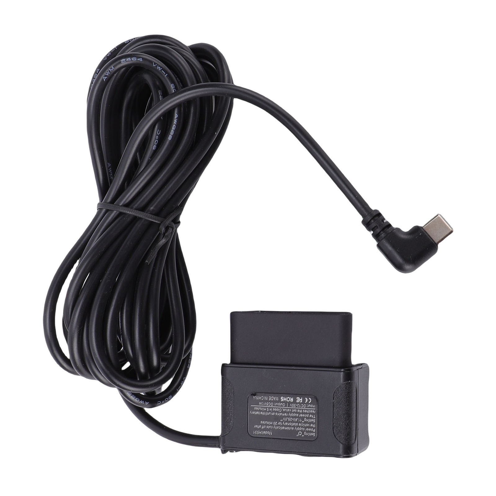 Dash Cam Hardwire Kit Durable With 24h Protection For Vehicles