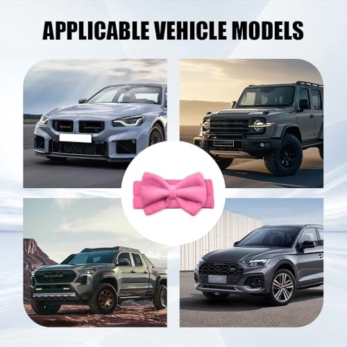 Car Inside Grab Handle Cover, Cute Soft Plush Car Roof Handle Protection Pink