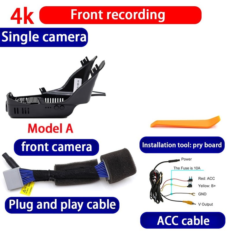 Plug and Play Wifi Dash Cam Camera for Volvo XC60 Facelift 2014 2015 2016 2017