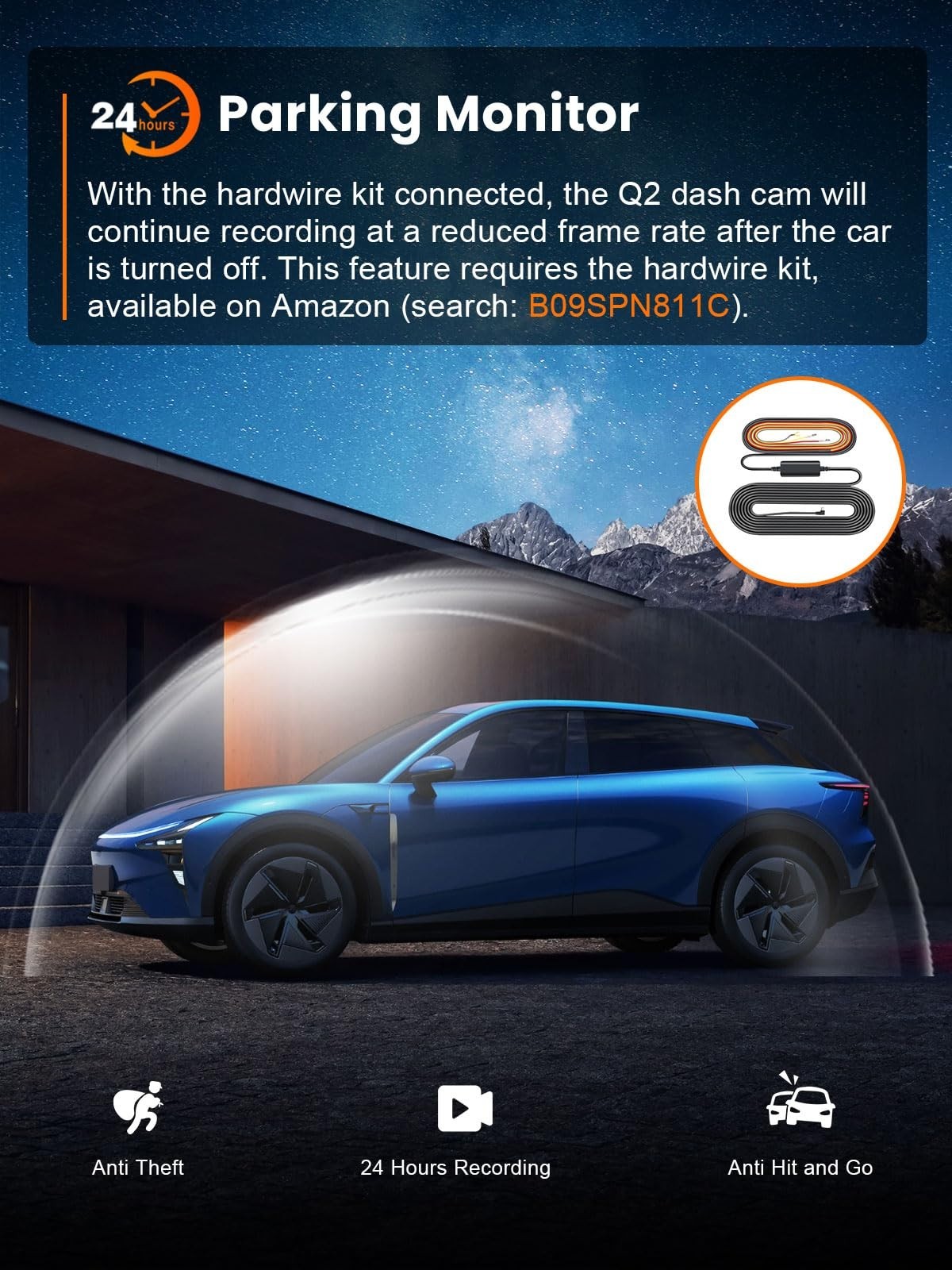 4K Front Dash Cam, 5GHz WiFi, 32GB Card, Mini Size, APP Control, 160° Wide Angle