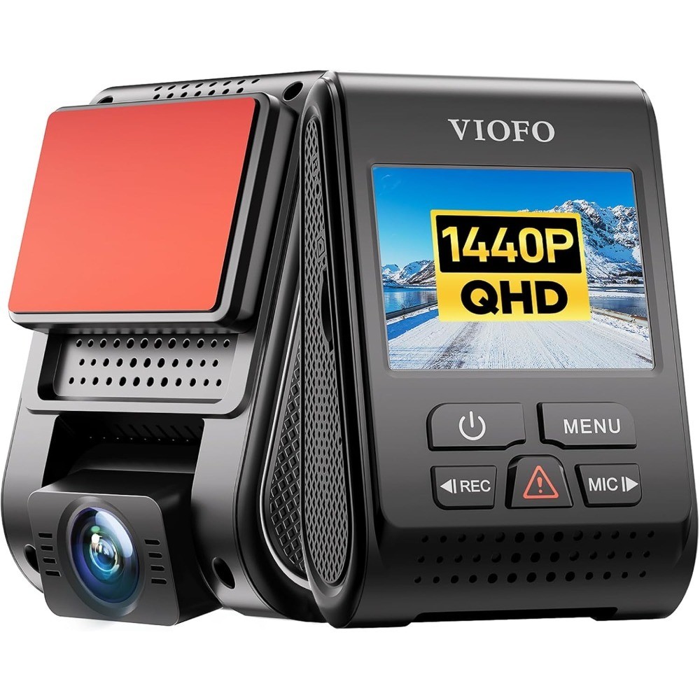 2K Dash Cam 2560x1440P 60FPS Quad HD Car Camera 5MP STARVIS Sensor 140 Degree