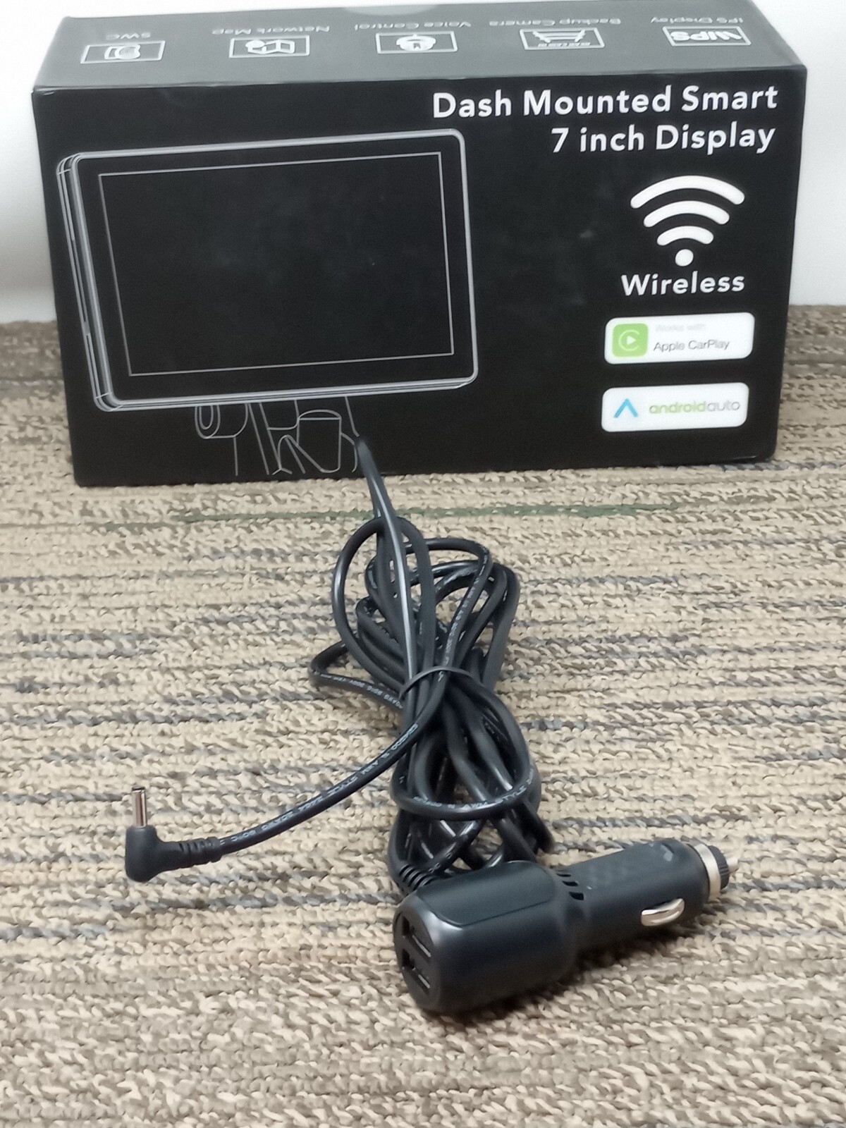Urvolax Dash Mounted Smart 7 Inch Display Wireless Touchscreen Carplay Pre Owned