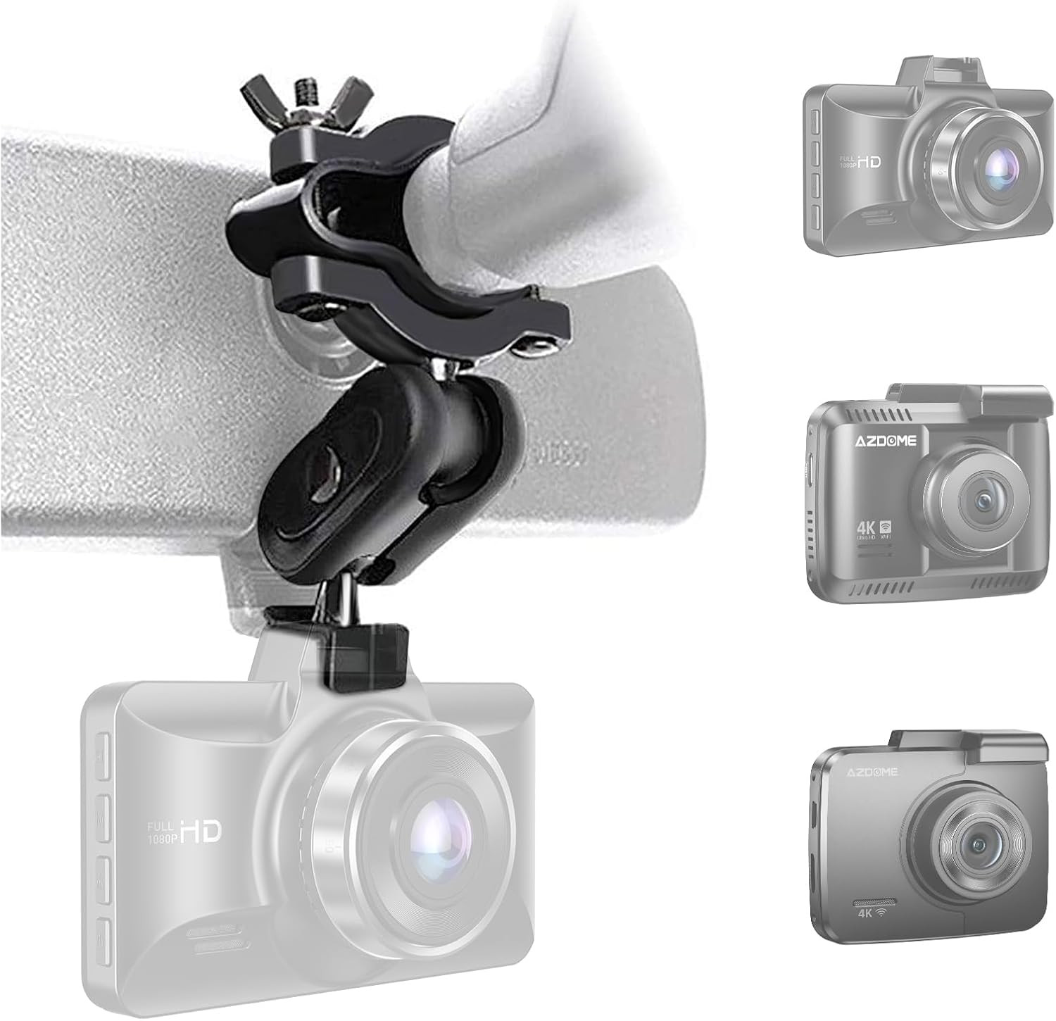 Dash Camera Mirror Mount Holder Kit, Dash Cam Mount for M01 Pro, M01 Max, GS63H