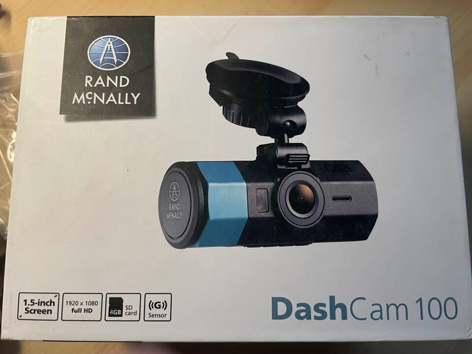RAND MCNALLY DC100 DASH CAM CAMERA DASHCAM VIDEO RECORDER