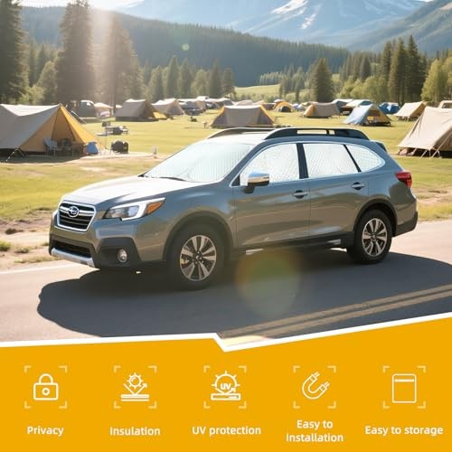ZATOTOO Car Window Shades Outback 2020-2024 Custom fullset for OUTBACK(20-24)
