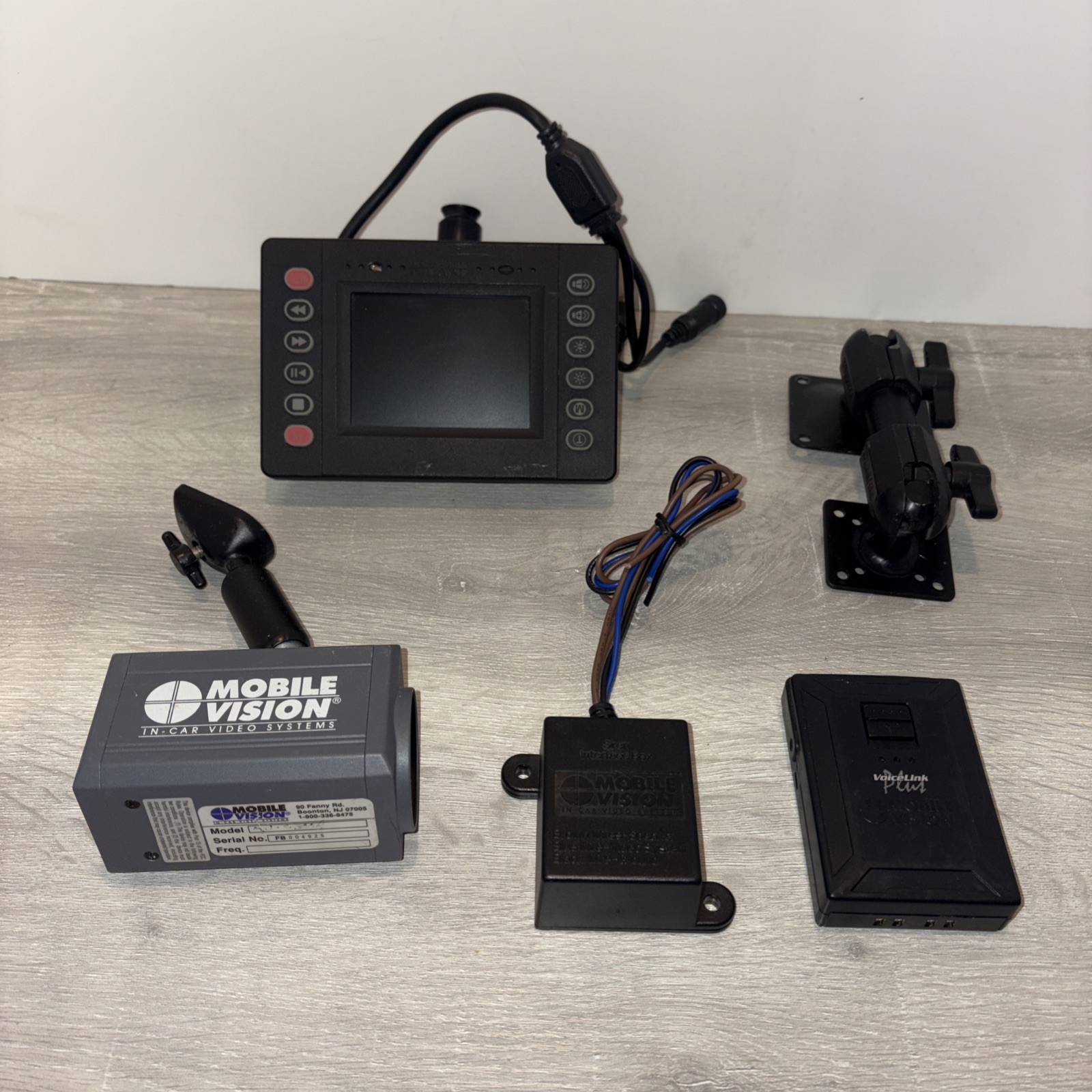 Lot Of Mobile Vision In-Car Video System Equipment Dashcam