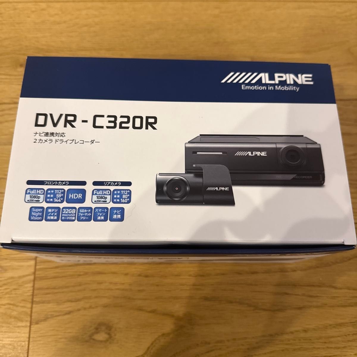 Alpine Drive Recorder DVR-C320R 2-Camera NX Series Linkage Support TT Front Rear