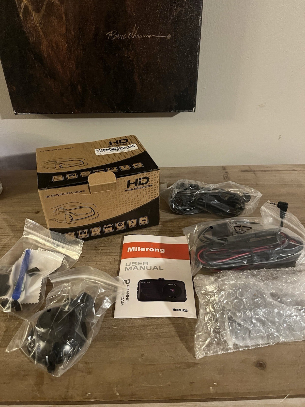 DashCam 1080P Full HD High Speed Driving Recorder Camera 2 Xtra 32G MSD Card F&R