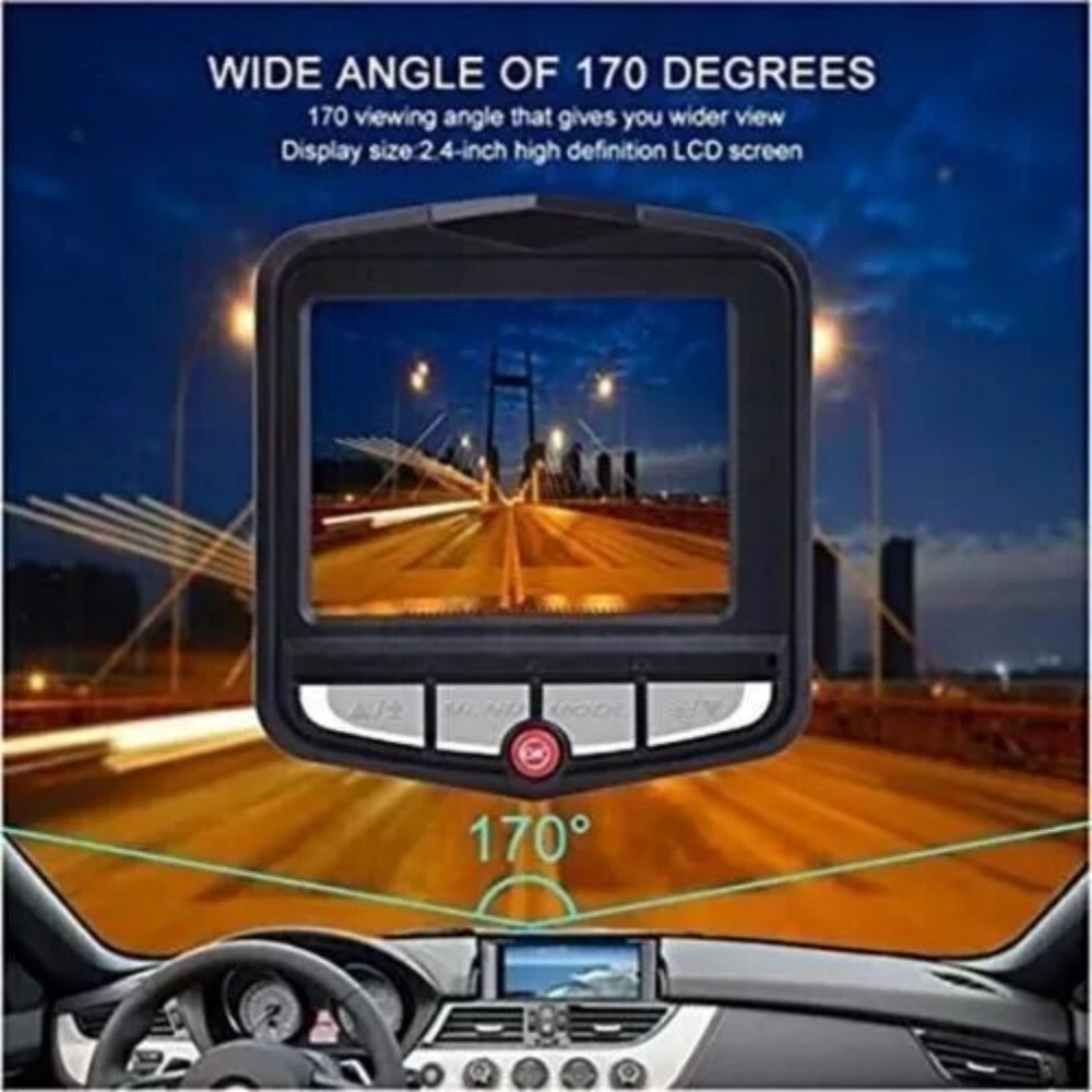2.4” Full HD 1080P Dash Cam Car DVR Front or Rear Camera Night Vision G-sensor