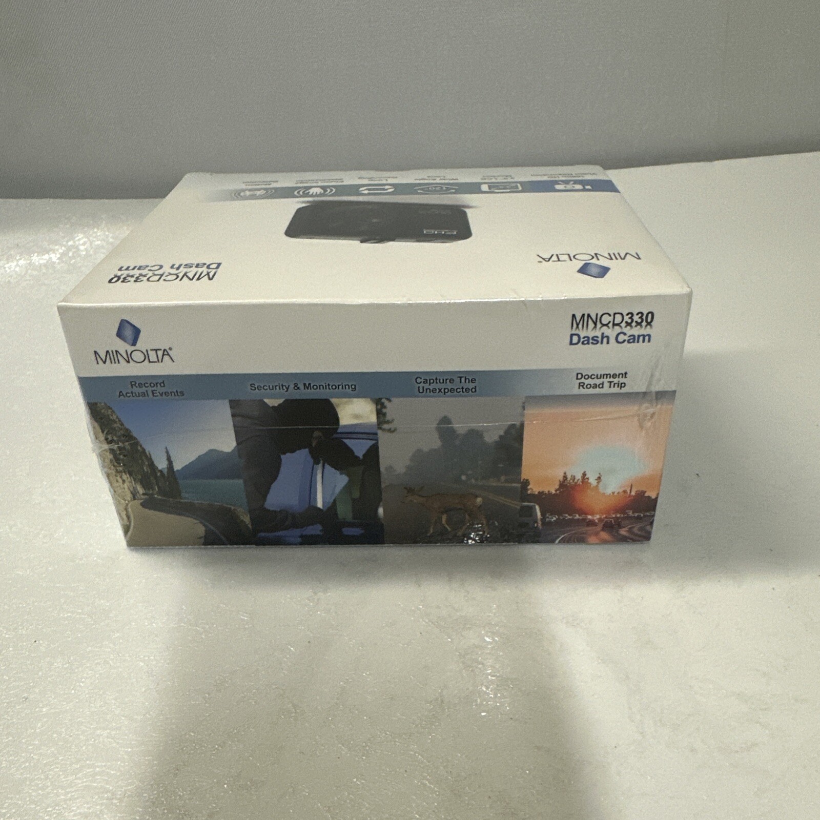 MINOLTA DASH CAM (MODEL#MNCD330) BLACK
