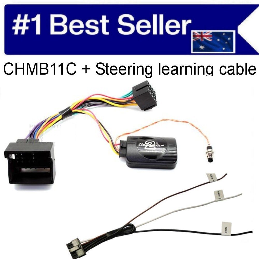 MINI COOPER 2002-2008 STEERING WHEEL INTERFACE + LEARNING CABLE AERPRO CHBM11C