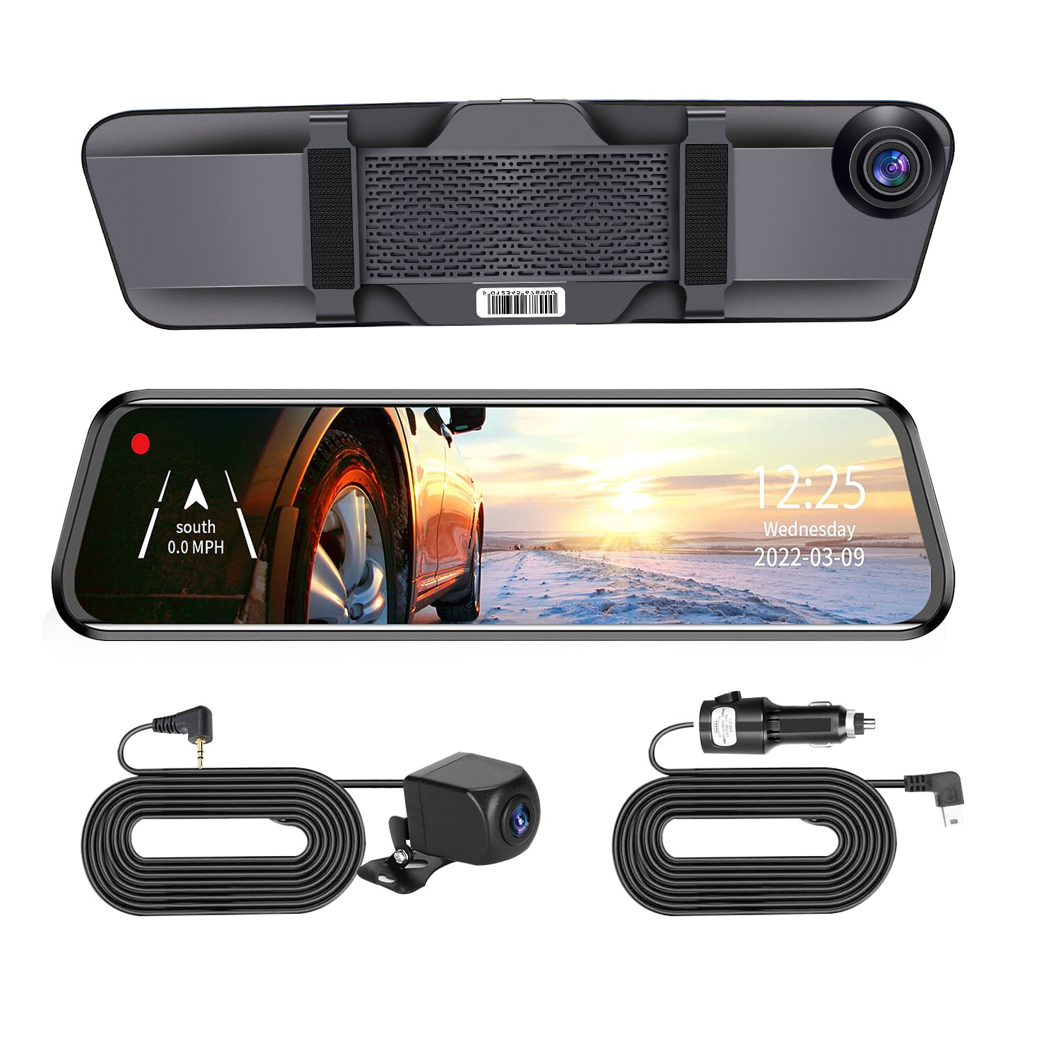 Ultra HD Dash Cam Front and Rear, 4K+1080P Dual Lens Car Camera for Cars