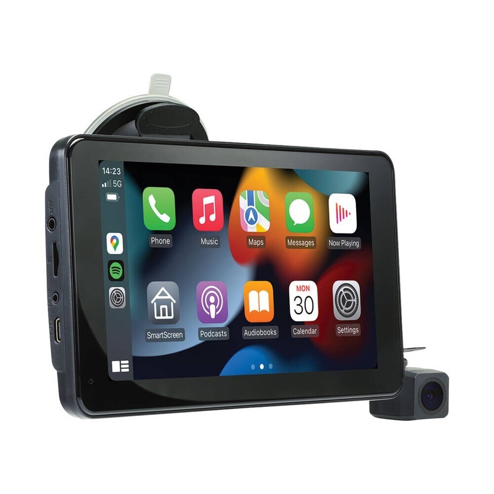 Aerpro AM7CPAAM 7″ Wireless Smartphone Monitor & Reverse Camera, Bluetooth, Cast