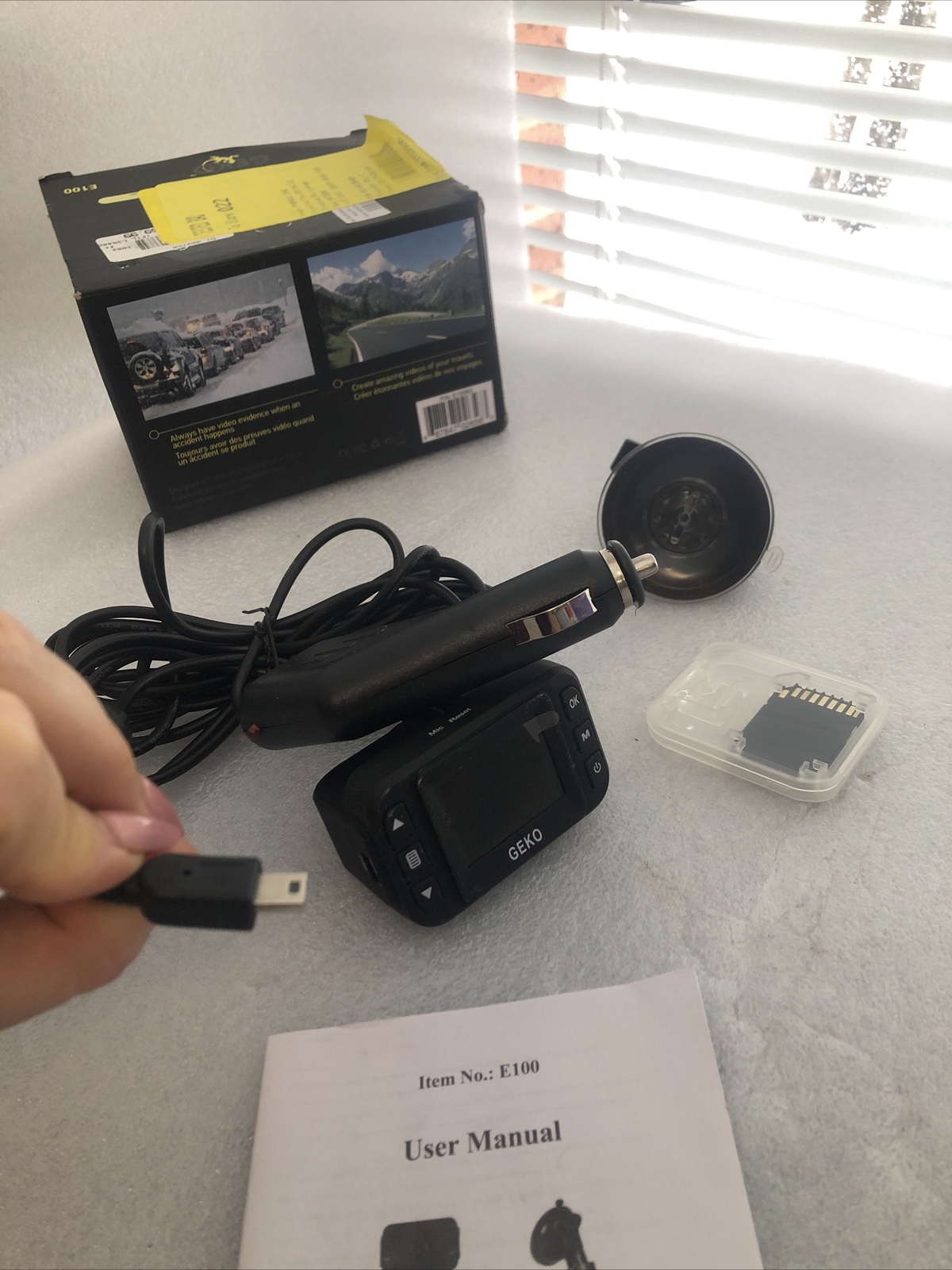 MINT GEKO E100 Dash Cam – Black