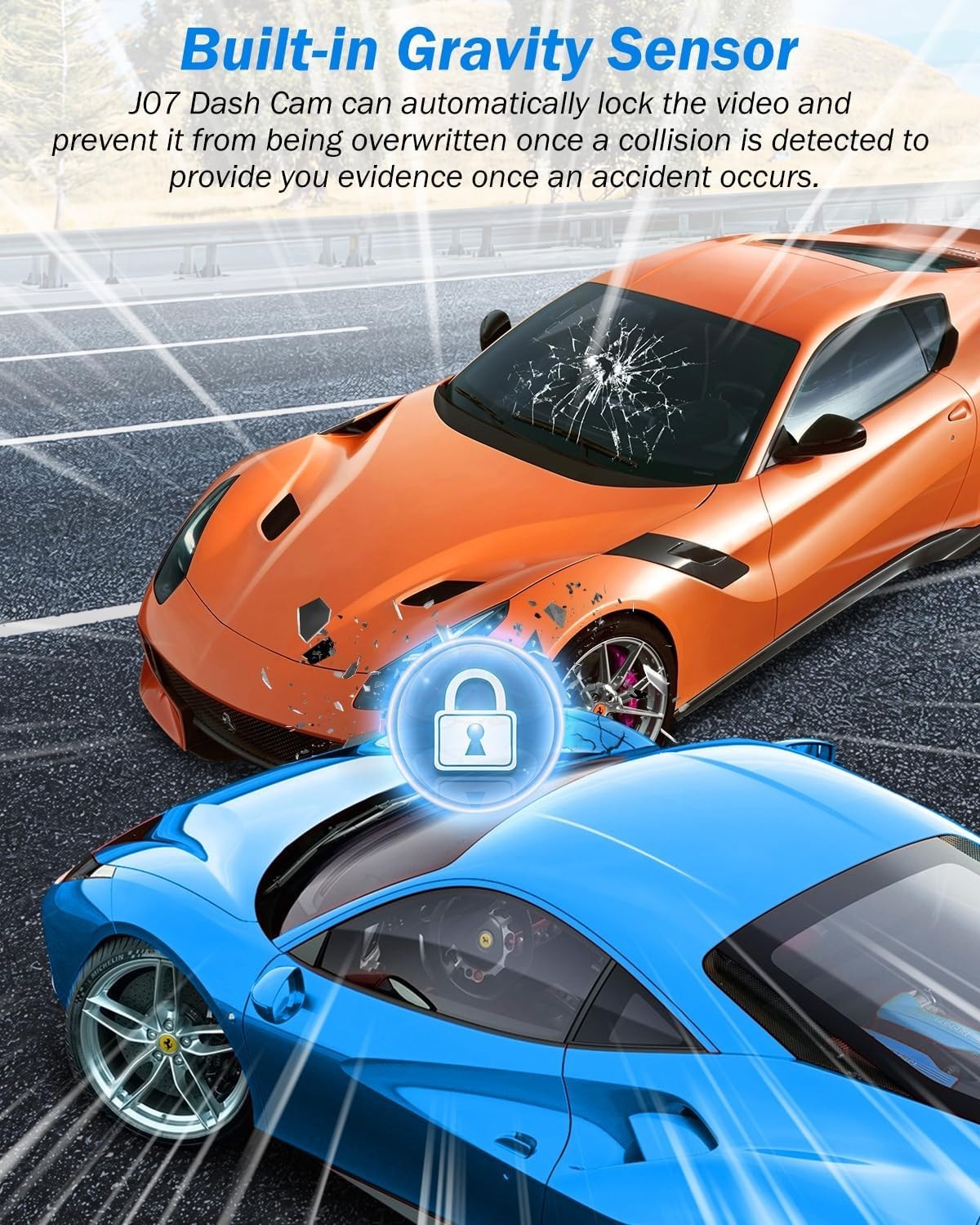 Advanced Night Vision 3-Channel Dash Camera – 24/7 Parking Mode & 32GB Card