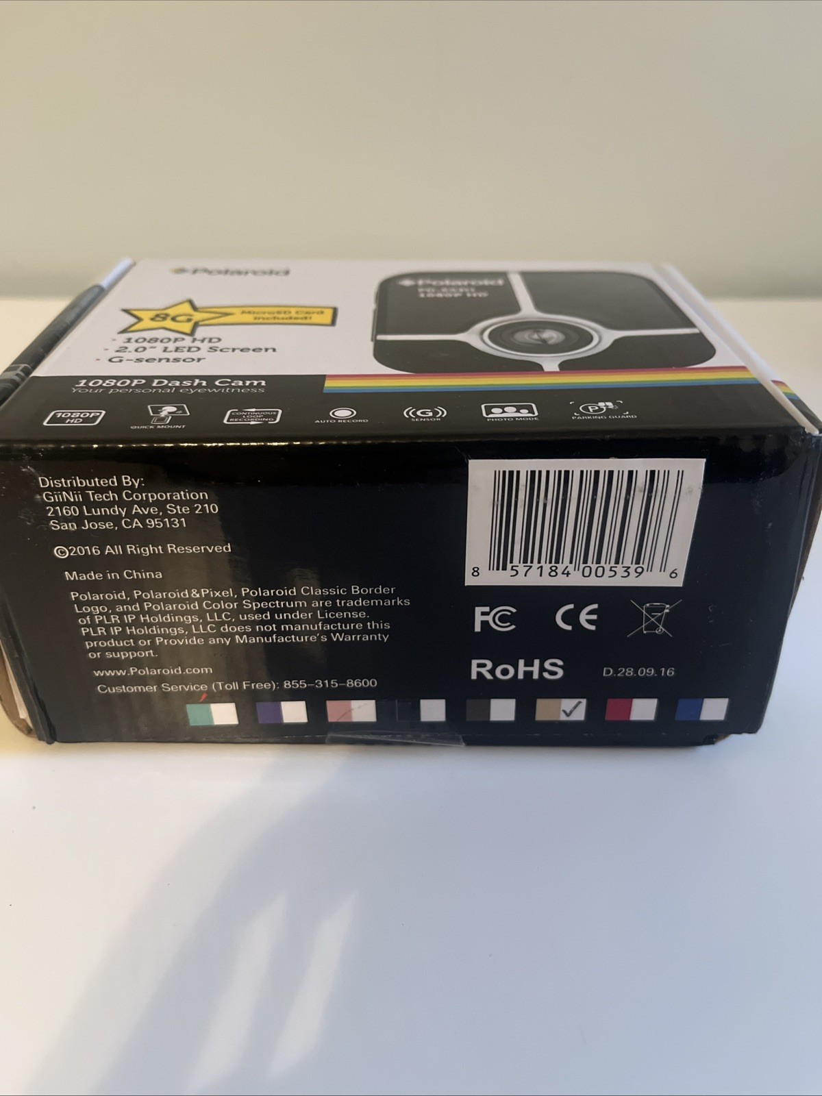 Polaroid 1080P HD DASH CAM PD-E53H Dashboard Camera, BRAND NEW In Box