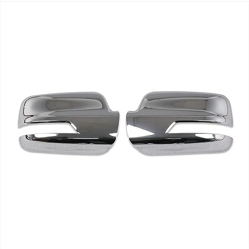 for Dodge 2023 2024 2025 Ram 1500 Rear View Mirror Guard Cover Trims () Chrome