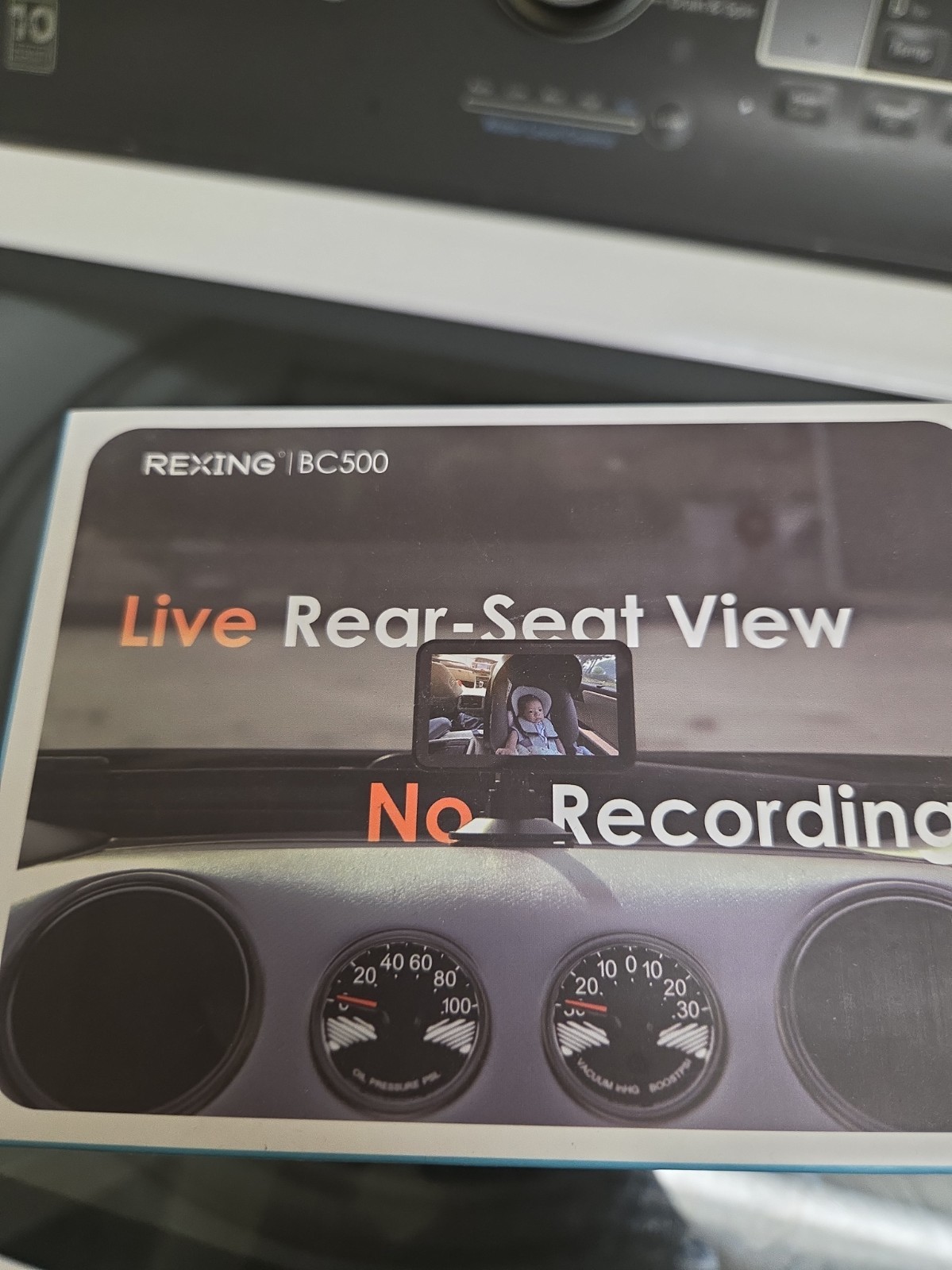 Rexing In Car Baby Cam Night Vision Brand New Factory Sealed