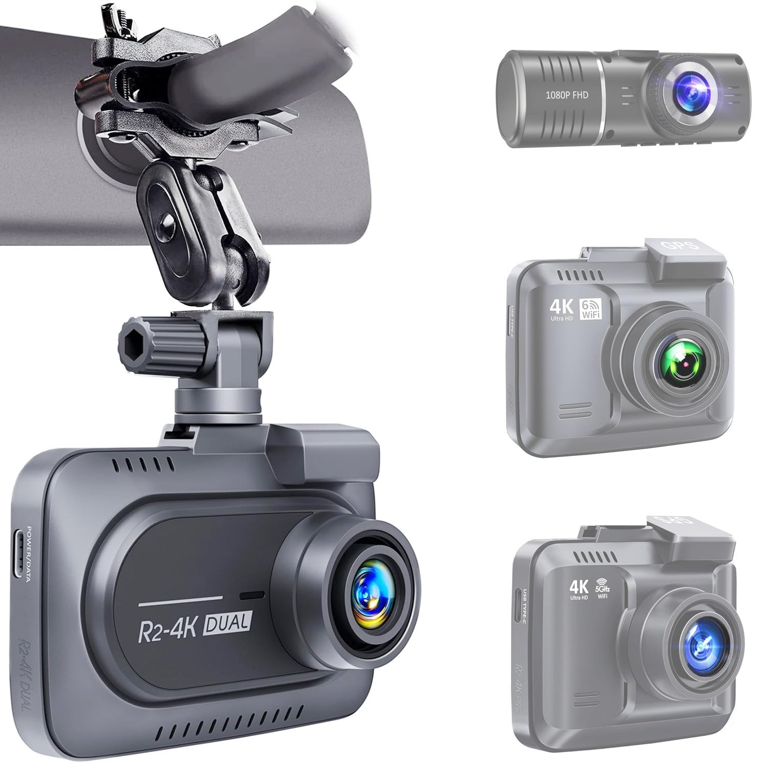 Dash Cam Mount Replacement Holder, Fits Rove r24k and Other Dash Cams