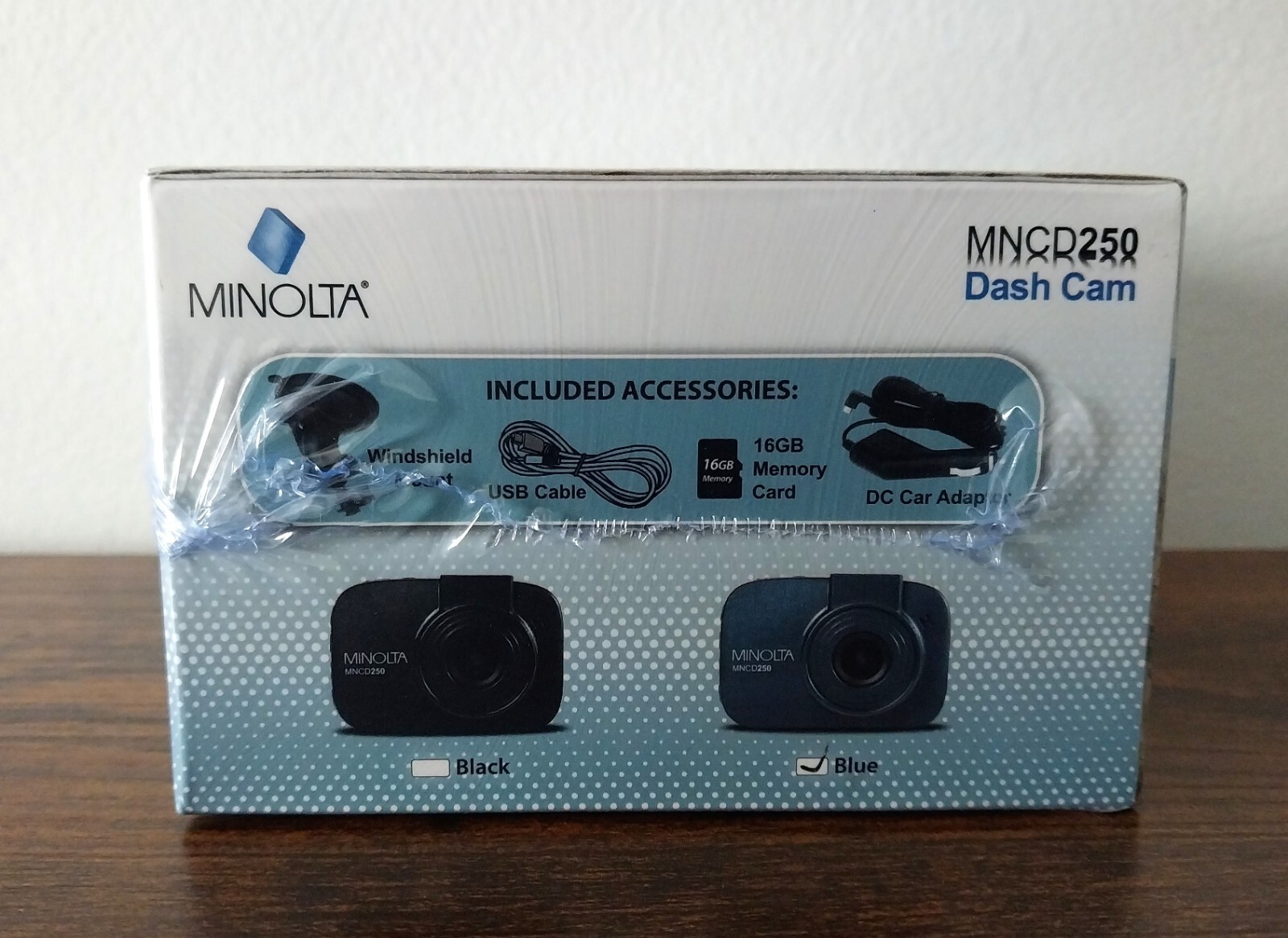 Minolta MNCD250 Full HD 12MP 2.2″ LCD Screen Car Dash Cam – Blue | Brand New
