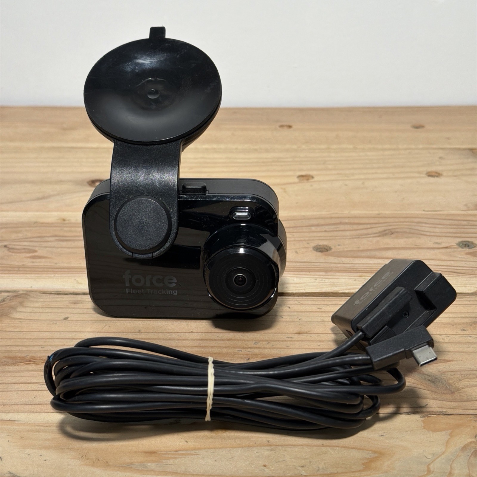 Force Fleet Tracking MOJ-DC500 4G LTE TrakView Dashcam Used Untested