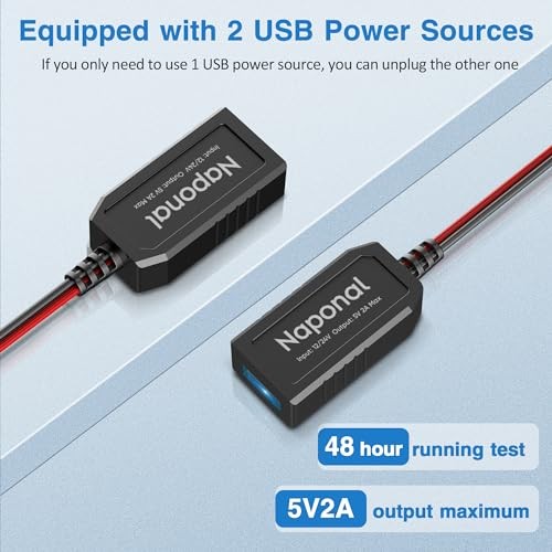 10Pin Type H Connector GPS Dash Cam Power Adapter