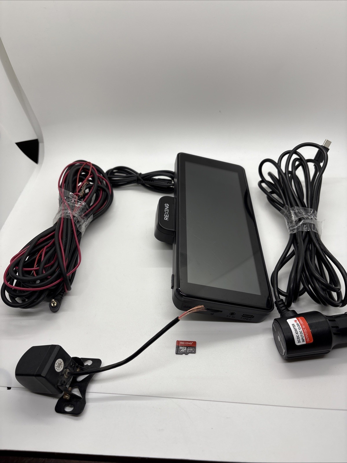 Rexing Dash Cam CPDuo 686 4k 64gb CarPlay Android 6.86”IPS Recording READ