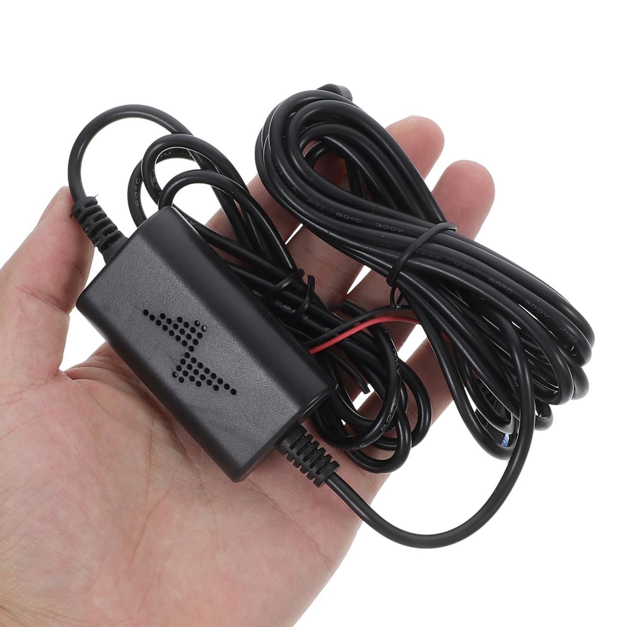 Car Recorder Power Cord Mini USB Right Angle Dash Cam Cable 12-30V Input 5V 2…