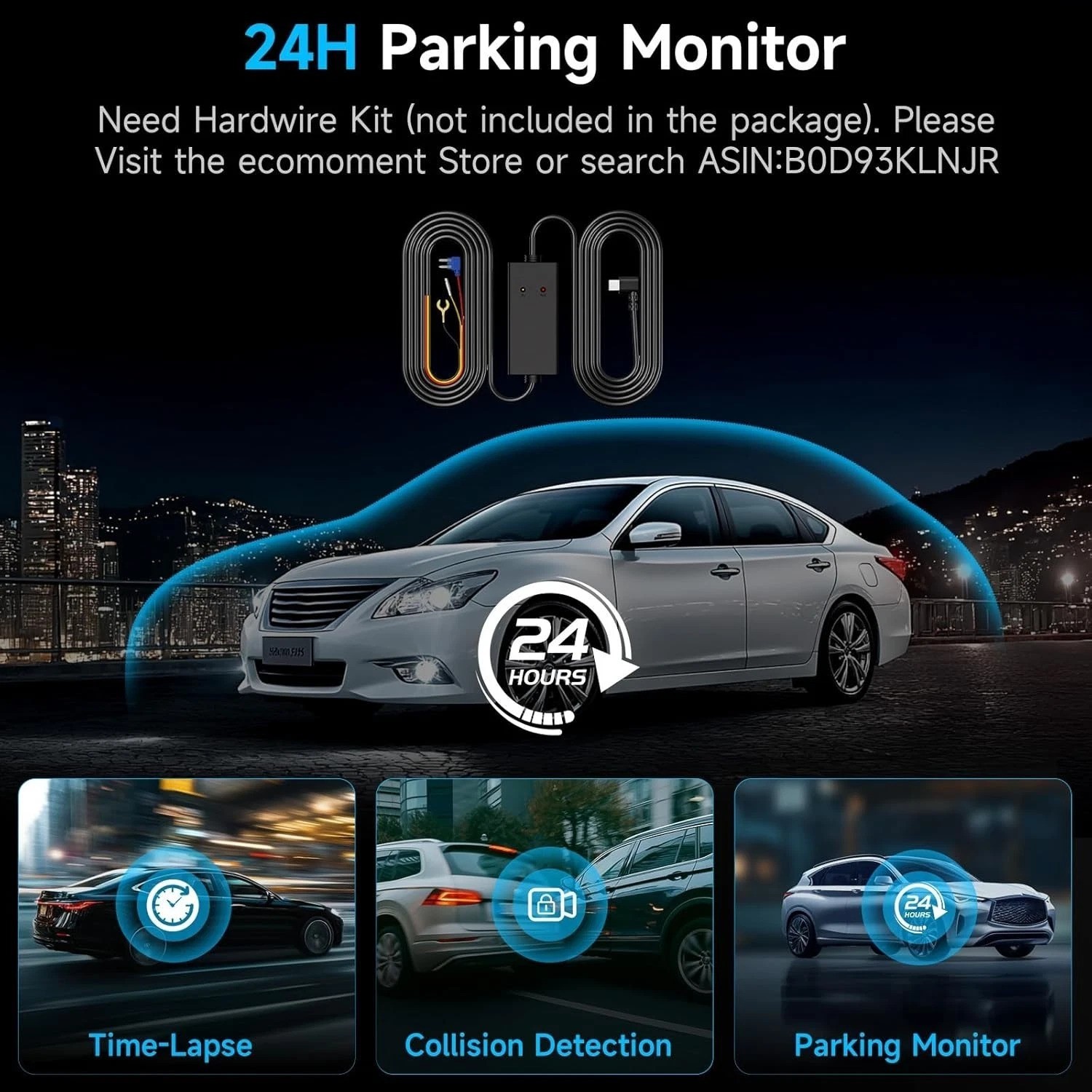 Dash Cam Front and Rear, 2.5K+1080P Car Camera with 32GB Card | WDR Night Vis…