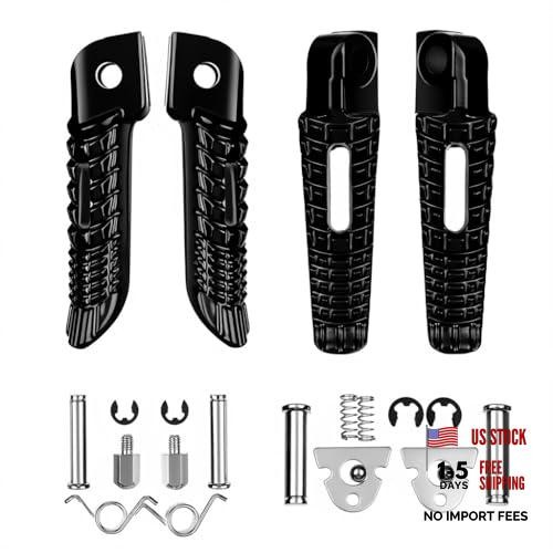 Front Rear Foot Pegs Footrest Fit For Suzuki GSXR GSX-R 600 750 1000 2005-2020