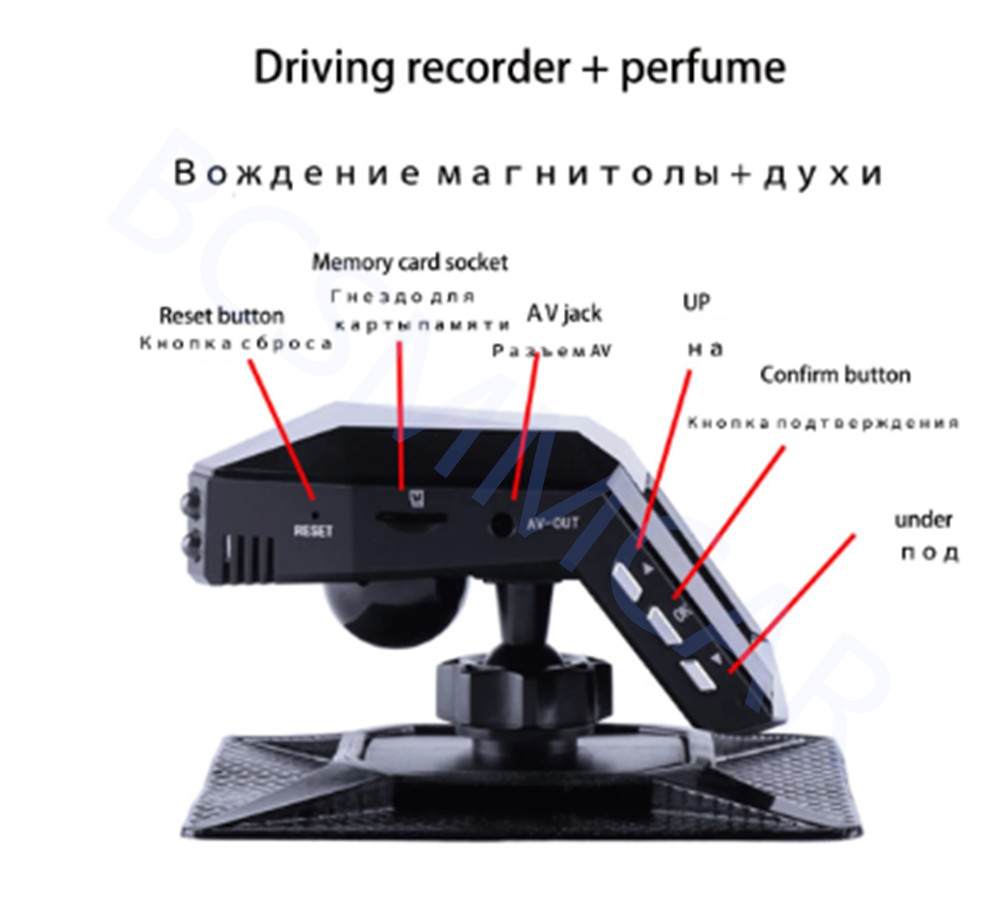 1080P Car DVR Dash Cam 2inch Dash Camera Video Recording Night Vision G-sensor