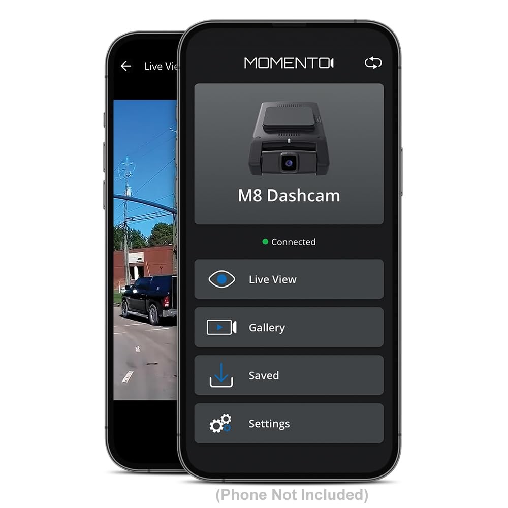 Momento M8 Dash Camera Kit Full HD Resolution w/Front + Rear + Radar & 32GB Card