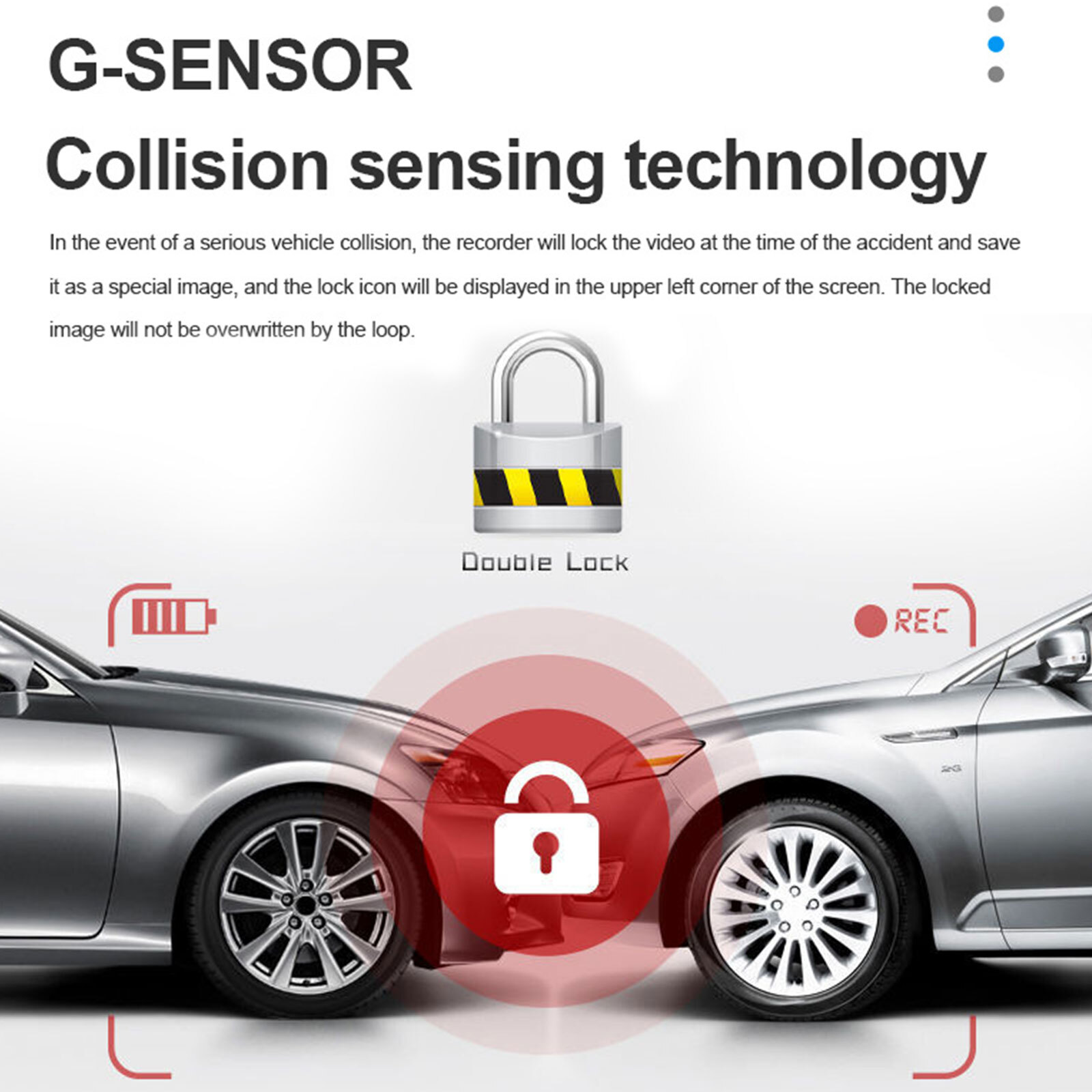 Dual Lens Car DVR Dash Cam Video Recorder Front/Inside Camera G-Sensor HD 1080P