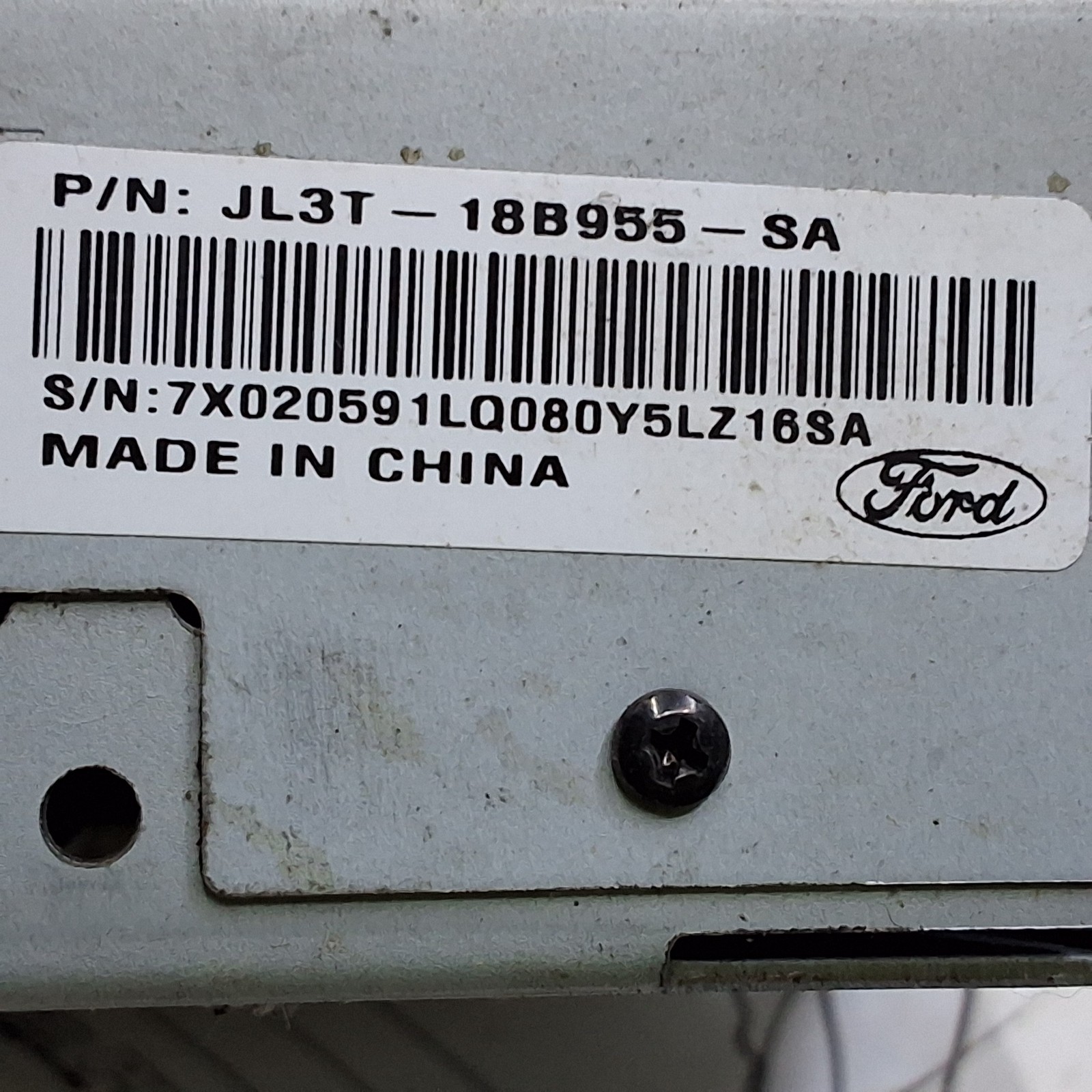 18 19 20 21 Ford F-150 expedition 8 in display screen JL3T-18B955-SA