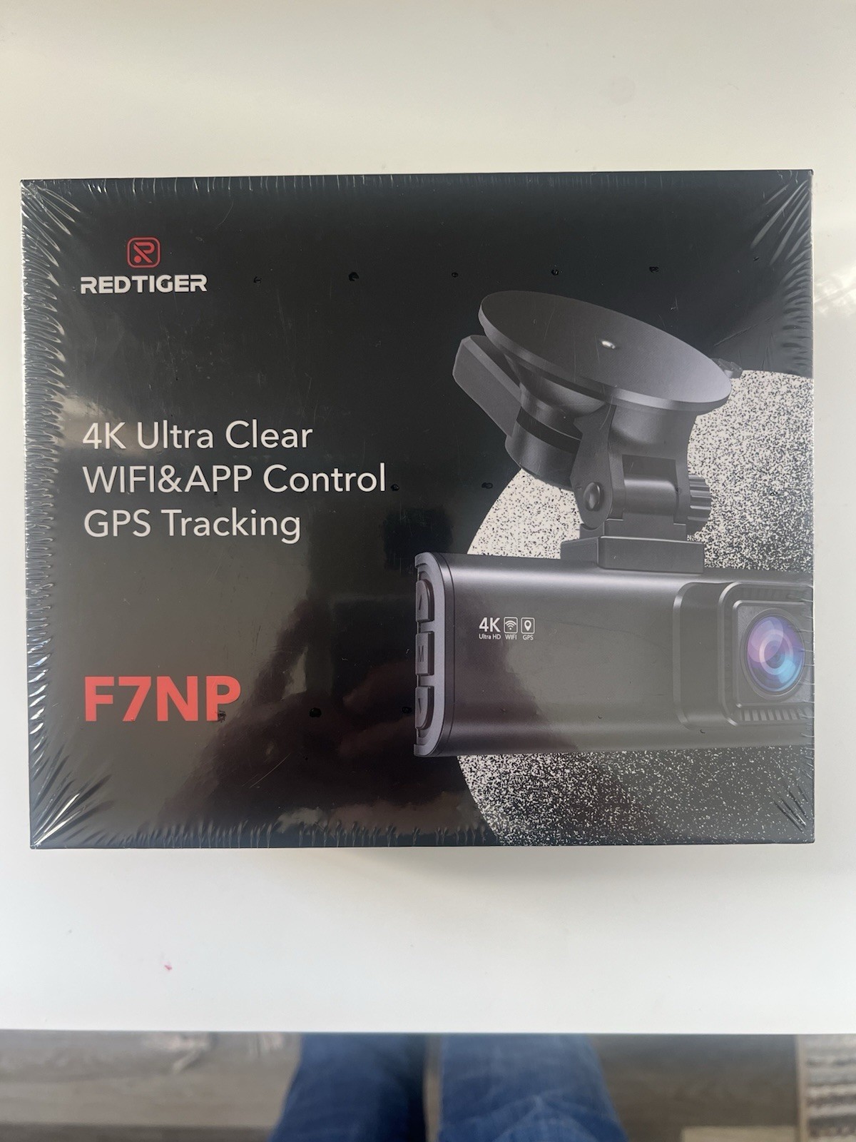 Red Tiger F7NP 4K Ultra Clear WIFI & APP Control GPS Tracking Cam, New, Sealed