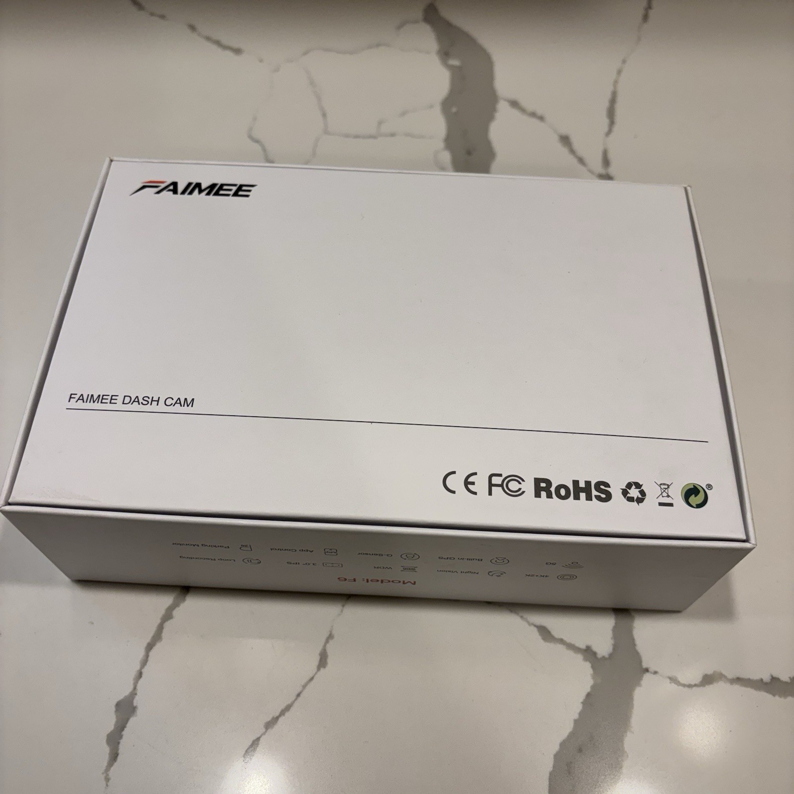 Faimee 4K Ultra High Definition Dash Cam With Built-In GPS And Night Vision