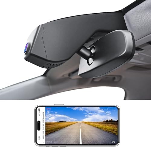 4K Dash Cam for GMC Acadia 2017-2023, WiFi, GPS, Free App, 64GB Card Included