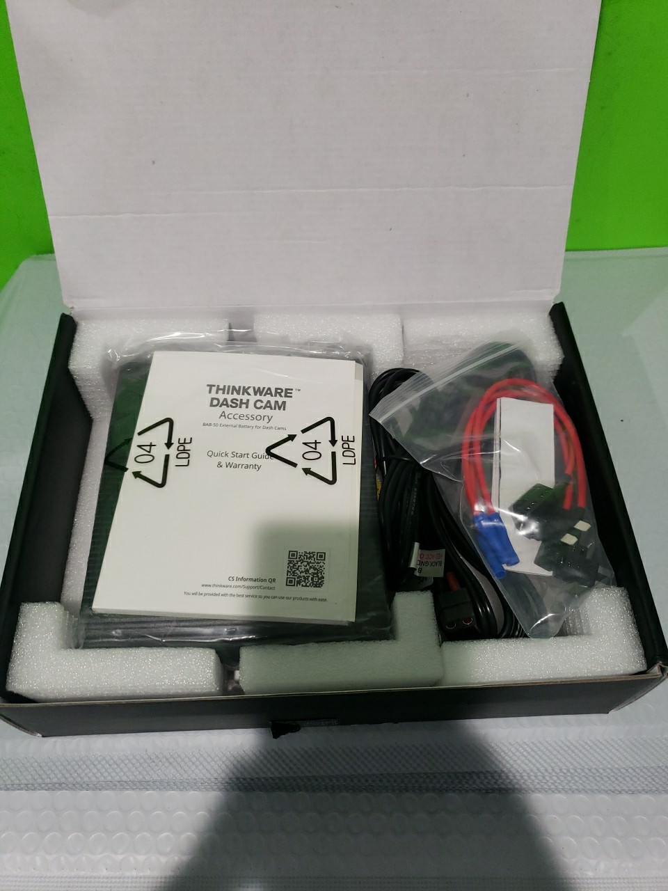 Thinkware BAB-50 iVolt Mini External Dash Cam Battery Open Box