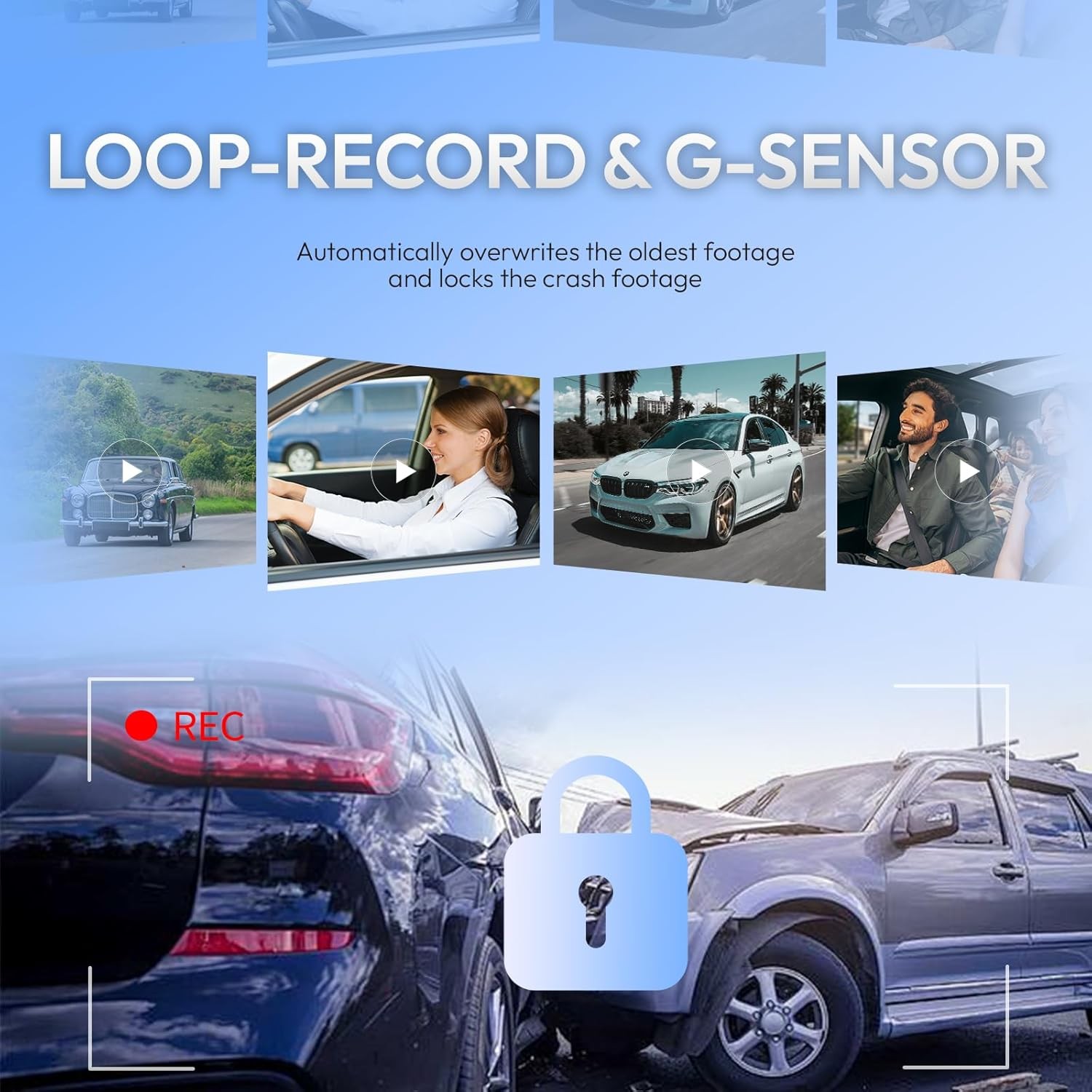 4K Dash Cam Ford Bronco Rapor 2021-2024 WiFi Loop Recording G-Sensor Car Camera
