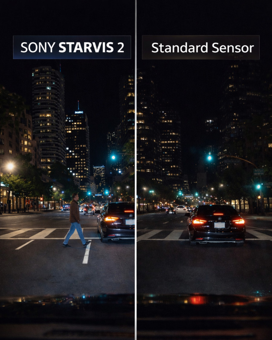 CardiVox A21 3 Channel Dash Cam 4K+2.5K+2.5K Sony STARVIS 2 GPS WiFi ADAS 256GB