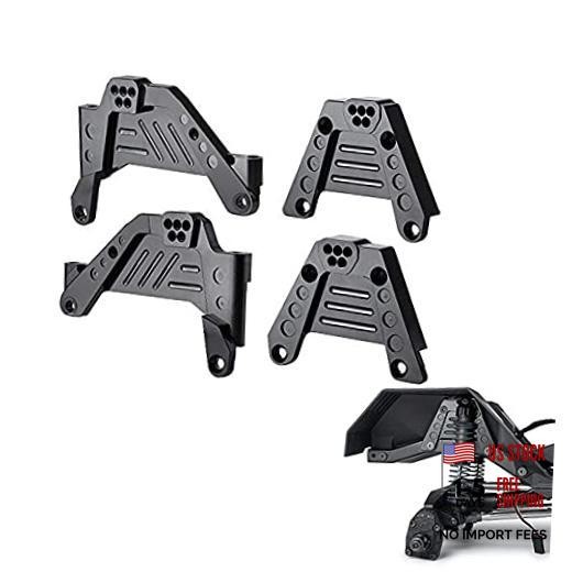 4pcs RC Shock Towers Mount, Adjustable Front & Rear Shock Hoops for 1/10 Axial