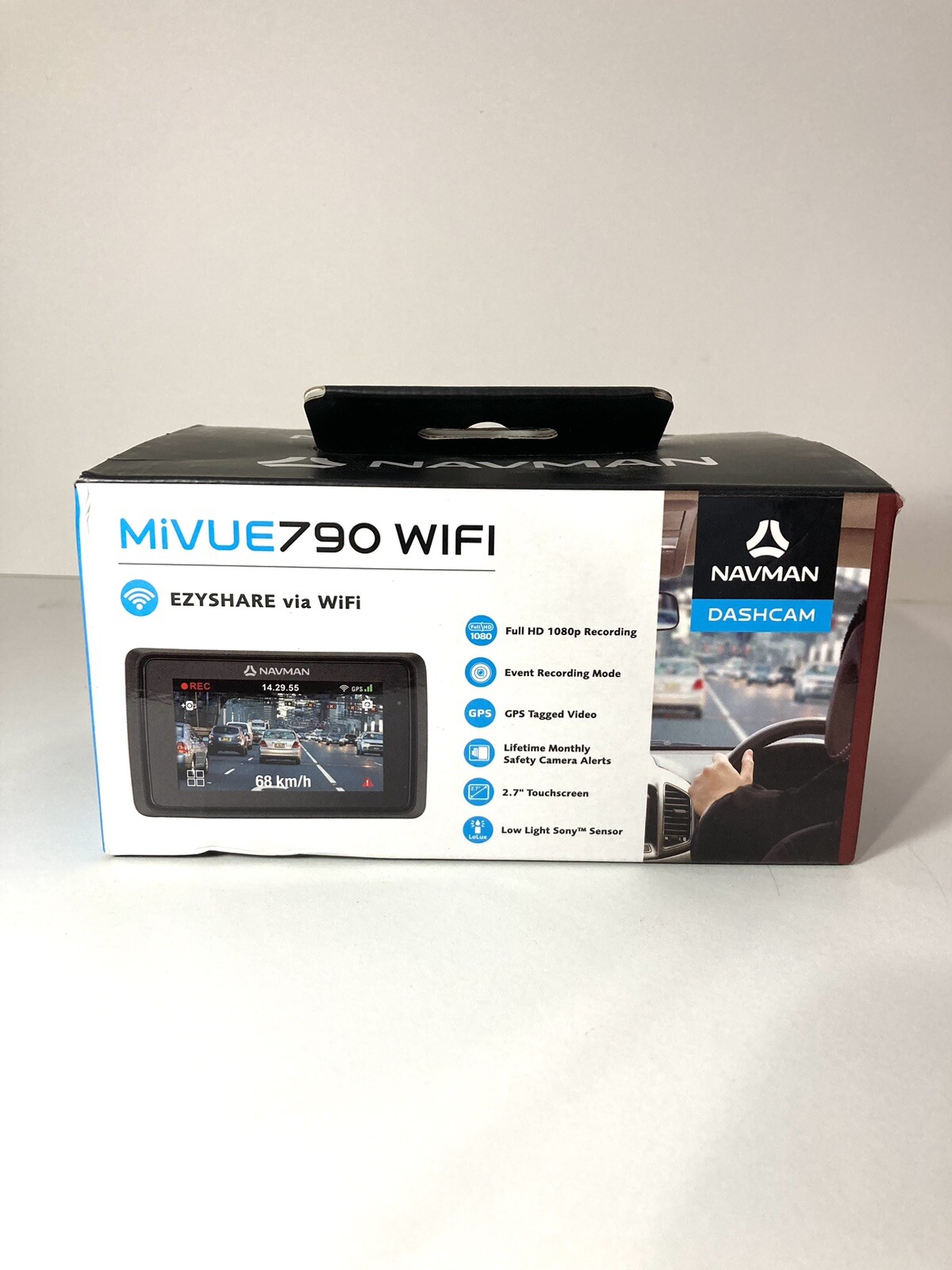Navman Mivue 790 WIFI Vehicle Dash Camera. New. Open Box.