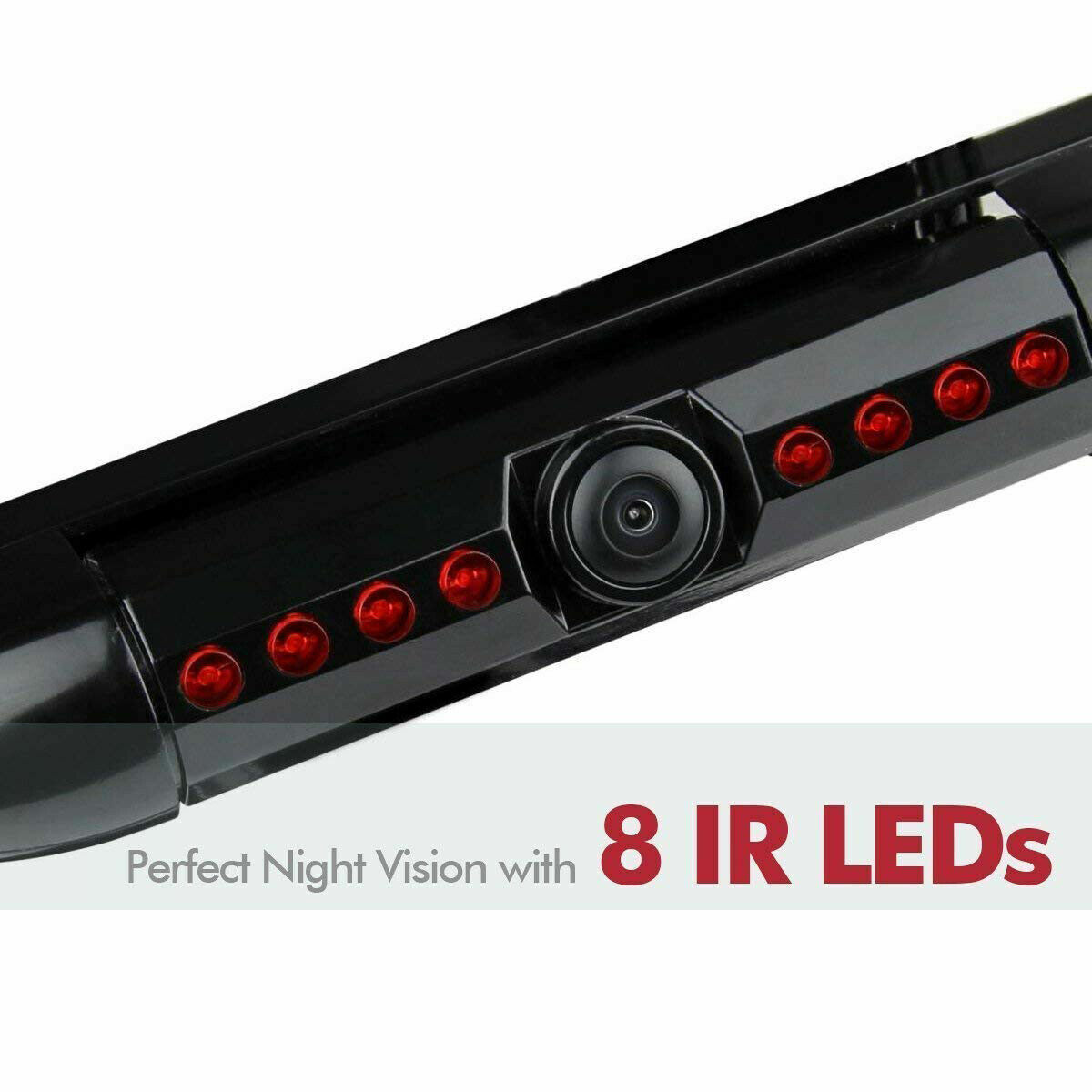 BLACK BACKUP NIGHT VISION 170° ANGLE COLOR CAMERA PLATE for PIONEER DVD SCREEN
