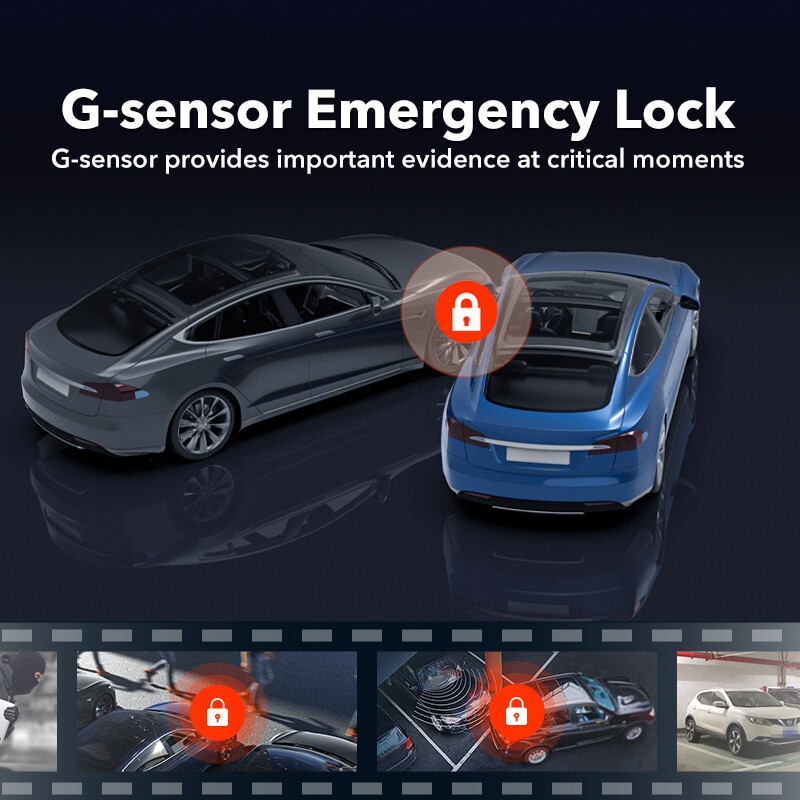 REDTIGER F7N 4K Front and Rear Dash Cam Built-in WiFi GPS Dual Dash Camera