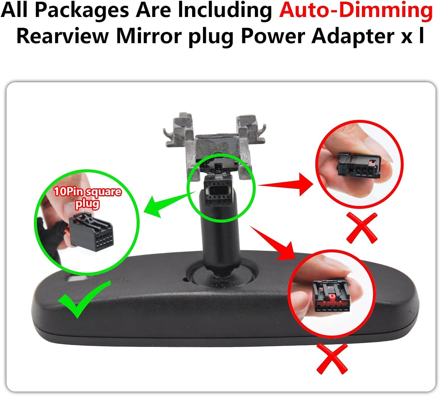 Mangoal Front 4K+Rear 1080P HDR Dash Cam Custom for GMC Yukon/Yukon XL 2015-2020