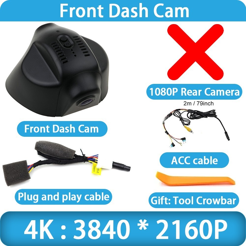 4K 2160P Wifi DVR Dash Cam Camera for Jeep Cherokee KL 2014 2015 2016 2017 2018